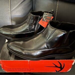 Deer Stags Black Shoes Box